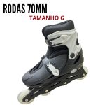 Patins 4 rodas inline bw018 Preto - 7