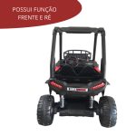 Utv Quadriciclo Elétrico Infantil 12V Vermelho BW186 - 9