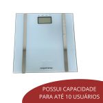 Balança Digital Bioimpedância Importway Alta Precisão Branca - 8