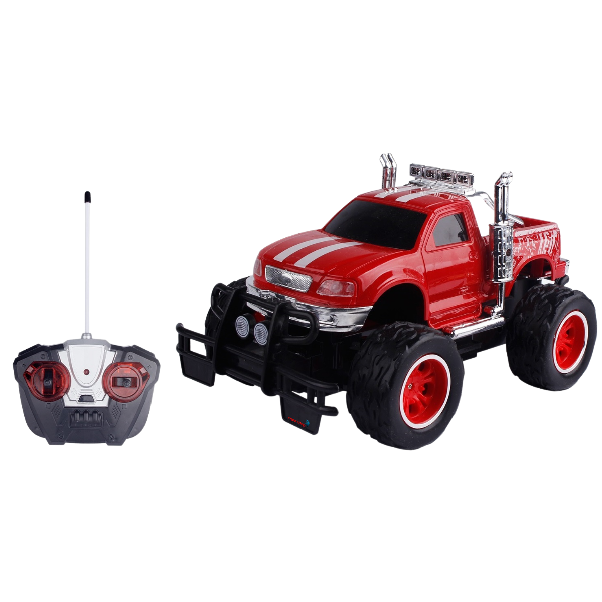 Carrinho Controle Remoto Carro de Corrida Exeby Grande com 45cm