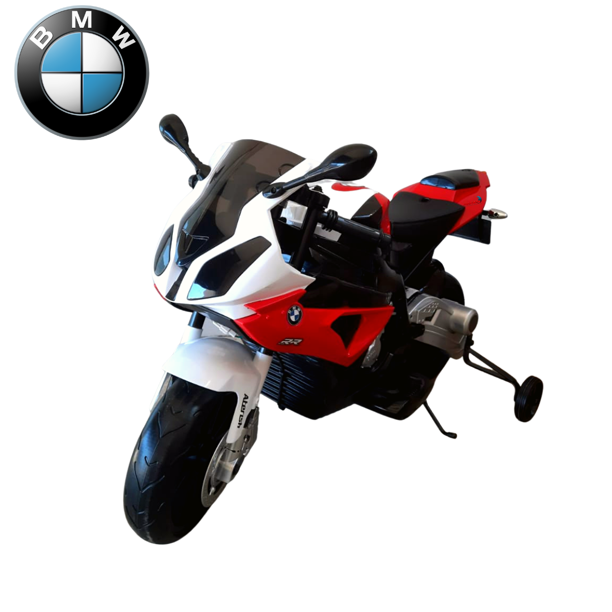 Moto Eletrica Infantil Zippy Toys BMW S1000RR 12V Vermelha - Maçã