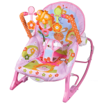 Cadeira Descanso Bebê Vibratória, Acolchoada, Com Som E Função Balanço BW094RS - 1