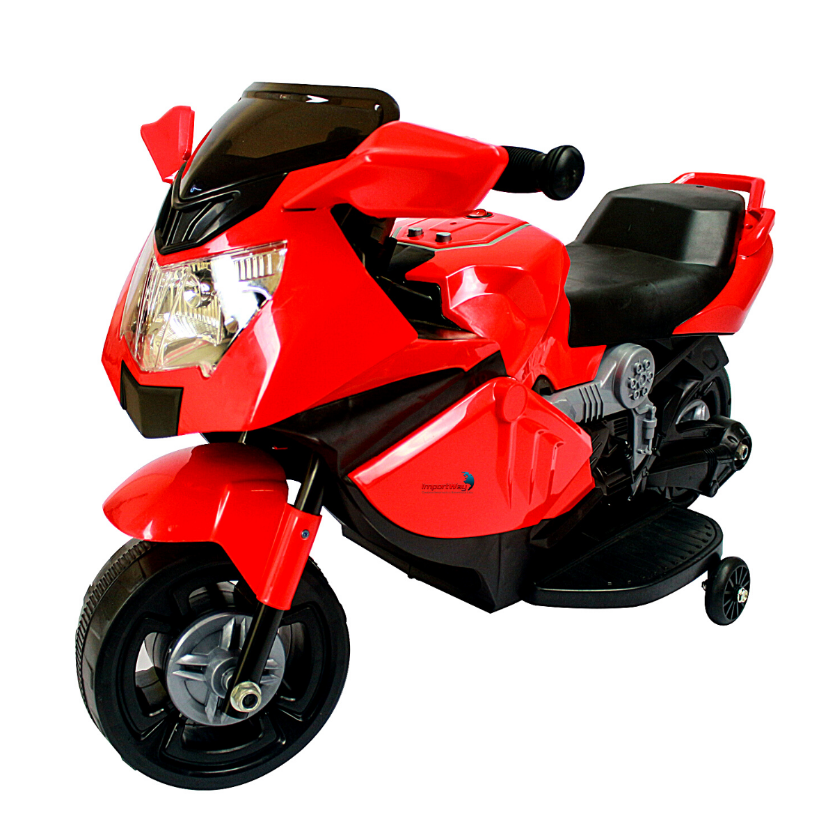 Triciclo Mini Moto Elétrica Infantil Cor Vermelha Som e Farol com Luz -  Importway