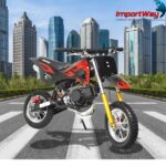 Mini Moto Dirt Cross 49cc Preto - WVDB-006P - 10