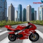 Mini Moto Pocket  Speed 49cc Vermelha WVPR-204V - 10