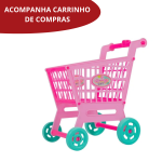 Supermercado Infantil Com Carrinho de Compras BW101C - 1