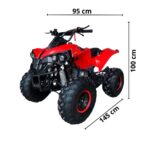 Quadriciclo 125cc com Ré Vermelho - IWATVR125 - 2