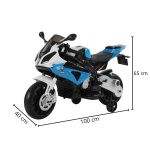 Mini Moto Elétrica 12V BMW S1000 RR Licenciado Azul BW179AZ - 2