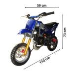 Mini Motor Dirt Cross 49cc Azul - WVDB-006A - 2