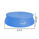 PISCINA BORDA INFLÁVEL 2490L COM CAPA IWPBIC2490 - 6