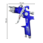 PISTOLA PINTURA GRAVIDADE 1 BICO 1,5MM IWPPG-1B - 9