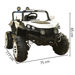 UTV Elétrico Infantil 2 Assentos Branco BW085BR - 2