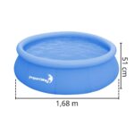 PISCINA BORDA INFLÁVEL 1000L IWPBI1000 - 2