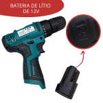 Furadeira Parafusadeira 12V Com Maleta E Acessórios IWFP-012B - 11