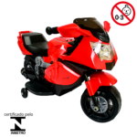 Mini Moto Elétrica Infantil Vermelha BW044VM - 8