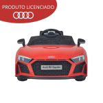 Mini carro elétrico 12V audi R8 Spyder Licenciado Vermelho BW123VM - 8