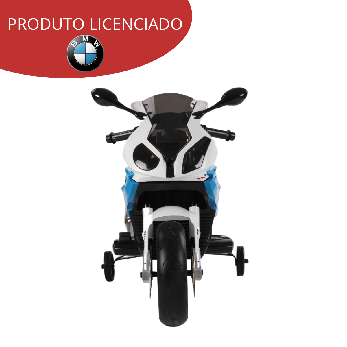Moto Elétrica Infantil 12v BMW S1000RR Azul - Importway (BW179)