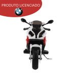 Mini Moto Elétrica 12V BMW S1000 RR Licenciado Vermelha BW179VM - 3