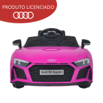 Mini Carro Elétrico 12V Audi R8 Spyder Licenciado Rosa BW123RS - 8