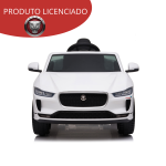 Mini Carro Elétrico Infantil Licenciado Jaguar Branco BW153BR - 9