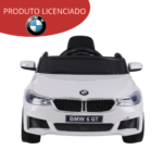 Mini Carro Elétrico 12v BMW 6 GT Licenciado Branco BW178BR - 3