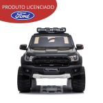 Mini caminhonete elétrica 24V Ford Ranger Raptor Licenciado BW121 PRETO - 8