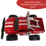 Carrinho Controle Remoto Sem Bateria Recarregável BW027 VERMELHO - 11