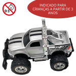 Carrinho Controle Remoto Sem Bateria Recarregável BW027 PRATA - 5