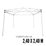 Gazebo Articulado Base 3,00 X 3,00M Preto IWGZA240PR - 7