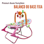 Cadeira Descanso Bebê Vibratória, Acolchoada, Com Som E Função Balanço BW094RS - 6