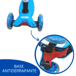 Patinete Infantil 3 Rodas Com Altura Regulável Azul BW011AZ - 5