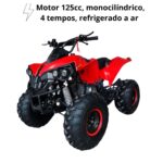 Quadriciclo 125cc com Ré Vermelho - IWATVR125 - 4