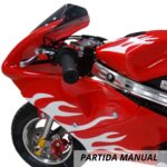 Mini Moto Pocket  Speed 49cc Vermelha WVPR-204V - 5