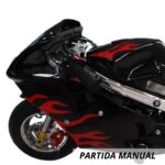 Mini Moto Pocket Speed 49cc Preto WVPR-204P - 5