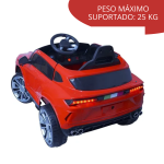 Mini Carro Elétrico Infantil Com Controle Remoto Vermelho BW029VM - 7