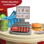 Supermercado Infantil Com Carrinho de Compras BW101C - 5