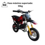 Mini Moto Dirt Cross 49cc Preto - WVDB-006P - 6