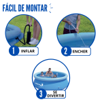 PISCINA BORDA INFLÁVEL 1000L IWPBI1000 - 3