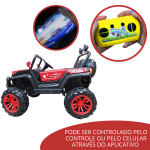 UTV Elétrico Infantil 2 Assentos Vermelho BW085VM - 8