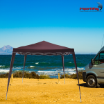 Gazebo Articulado Base 3,00 X 3,00M Bordô IWGZA240BO - 8