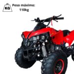 Quadriciclo 125cc com Ré Vermelho - IWATVR125 - 7