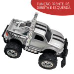 Carrinho Controle Remoto Com Bateria Recarregável BW026 PRATA - 2