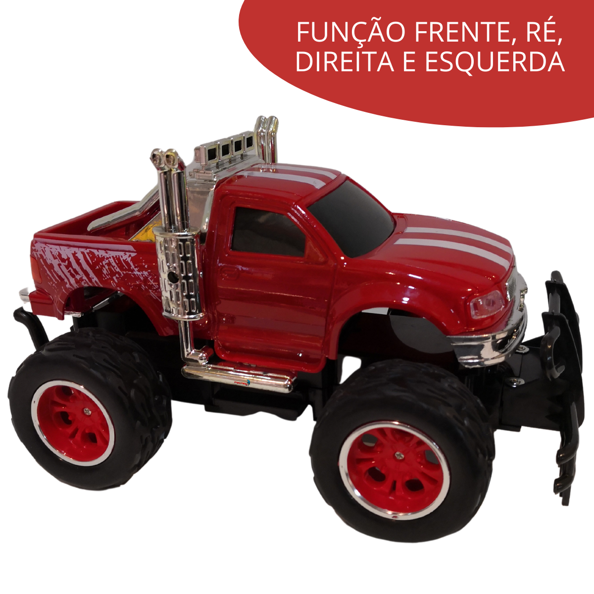 Carrinho Controle Remoto 4X4 1:20 Vermelho BW192VM