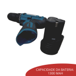 Furadeira Parafusadeira 12V Com Maleta E Acessórios IWFP-012B - 6