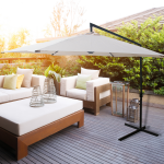 Ombrelone Suspenso Base Lateral 3,0M Branco IWOS300BR - 8