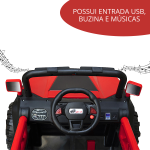 UTV Elétrico Infantil 2 Assentos Vermelho BW085VM - 6