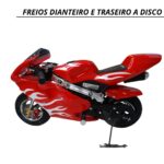 Mini Moto Pocket  Speed 49cc Vermelha WVPR-204V - 8