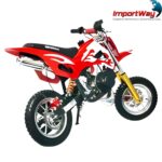 Mini Moto Dirt Cross 49cc Vermelha - WVDB-006V - 9