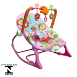 Cadeira Descanso Bebê Vibratória, Acolchoada, Com Som E Função Balanço BW094RS - 9