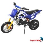 Mini Motor Dirt Cross 49cc Azul - WVDB-006A - 9